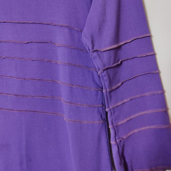 NWT Monkey Temple Himalayan Traditions Sz 4 (S) Purple Pointy Hooded Tunic Shirt - Picture 4 of 10